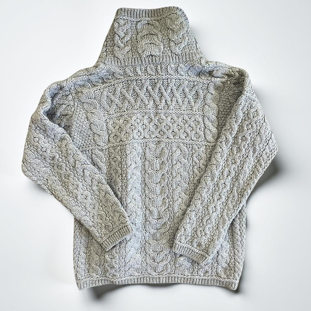 NWT Aran Crafts 100% Merino Wool Sweater - Picture 2 of 4